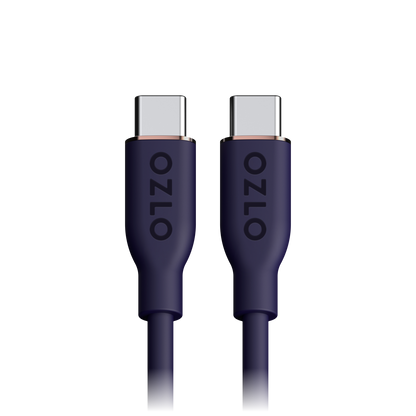 Ozlo USB-C to C Silicone Charging Cable